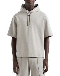 Emporio Armani Textured Short Sleeve Sweatshirt