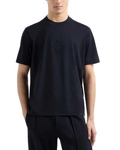 Emporio Armani Short Sleeve Embossed Logo Tee