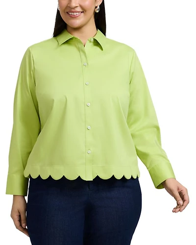 Scarlett Long Sleeved Matte Sateen Shirt