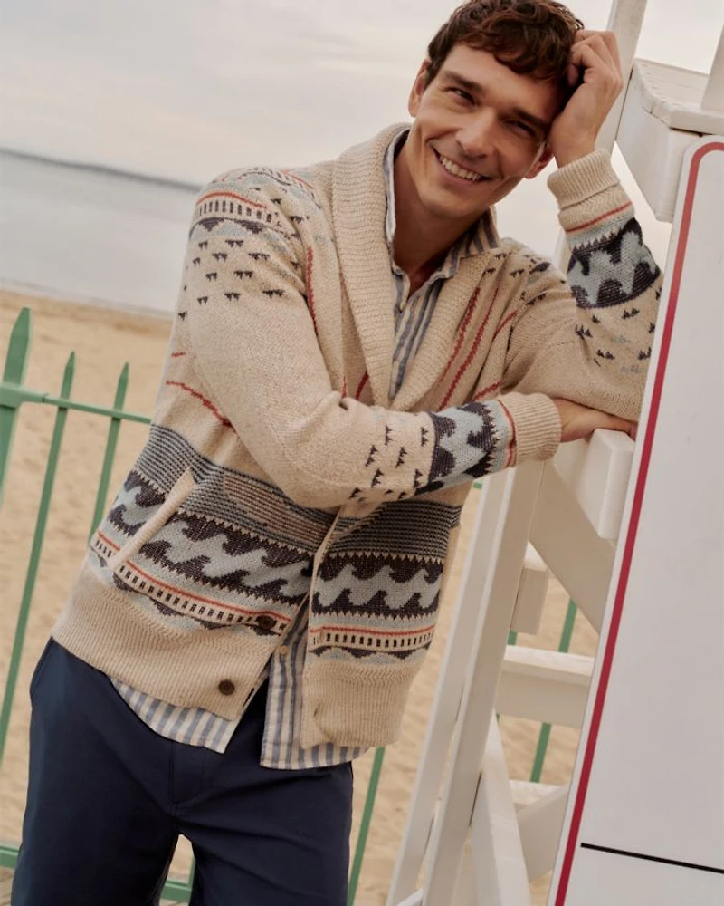 Shawl Collar Cardigan Sweater