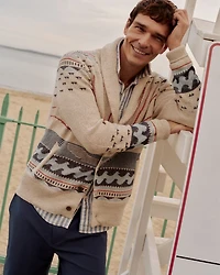 Shawl Collar Cardigan Sweater