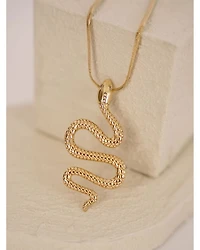 Serpentina Pendant Choker, 12"