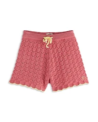 Scotch & Soda Girls' Scalloped Knitted Shorts - Little Kid, Big Kid