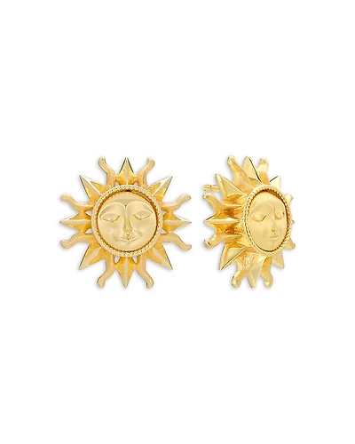 Capucine De Wulf Soleil Sun Statement Stud Earrings