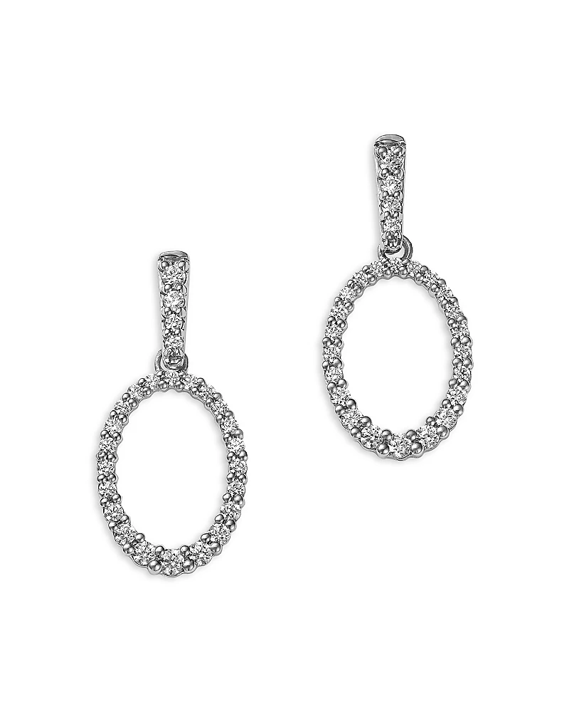 Bloomingdale's Fine Collection Diamond Circle Drop Earrings