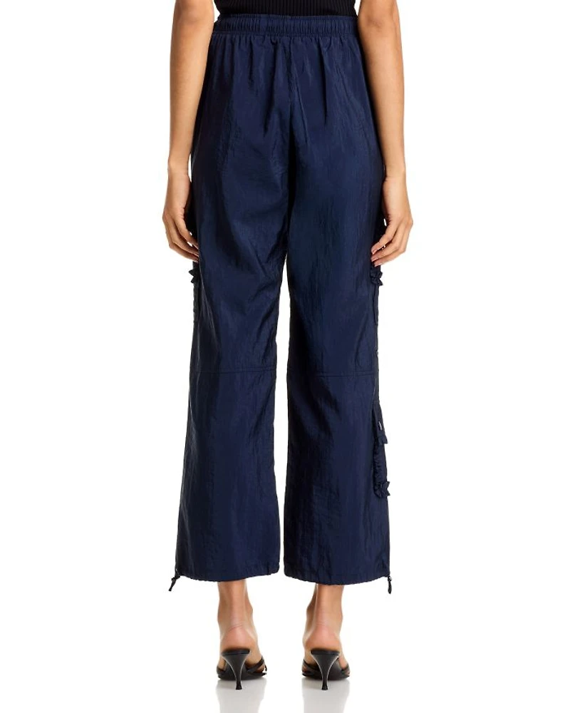 Ruffle Parachute Pants