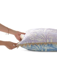 Himalayan Embroidered Reversible Cushion, 20" x 20"