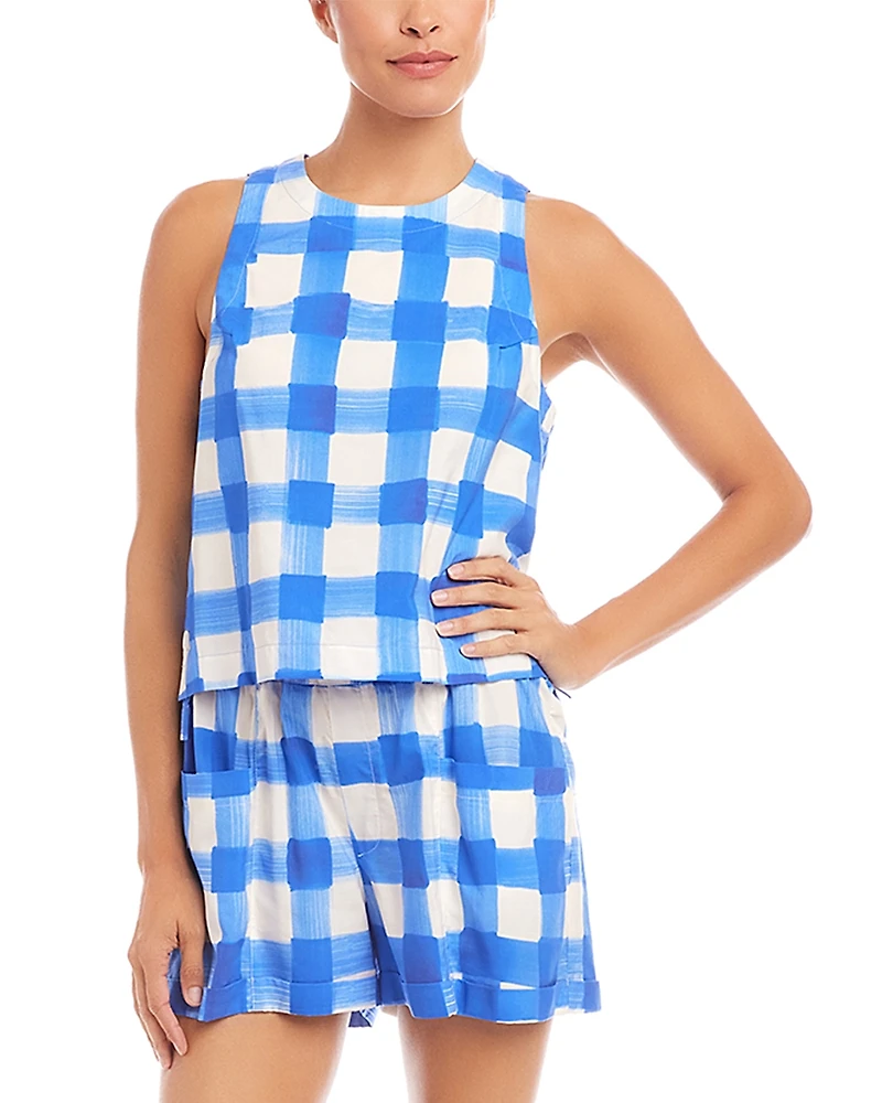 Fifteen Twenty Beatrix Button Tank Top