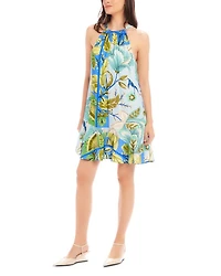 Brenda Ruffle Hem Dress
