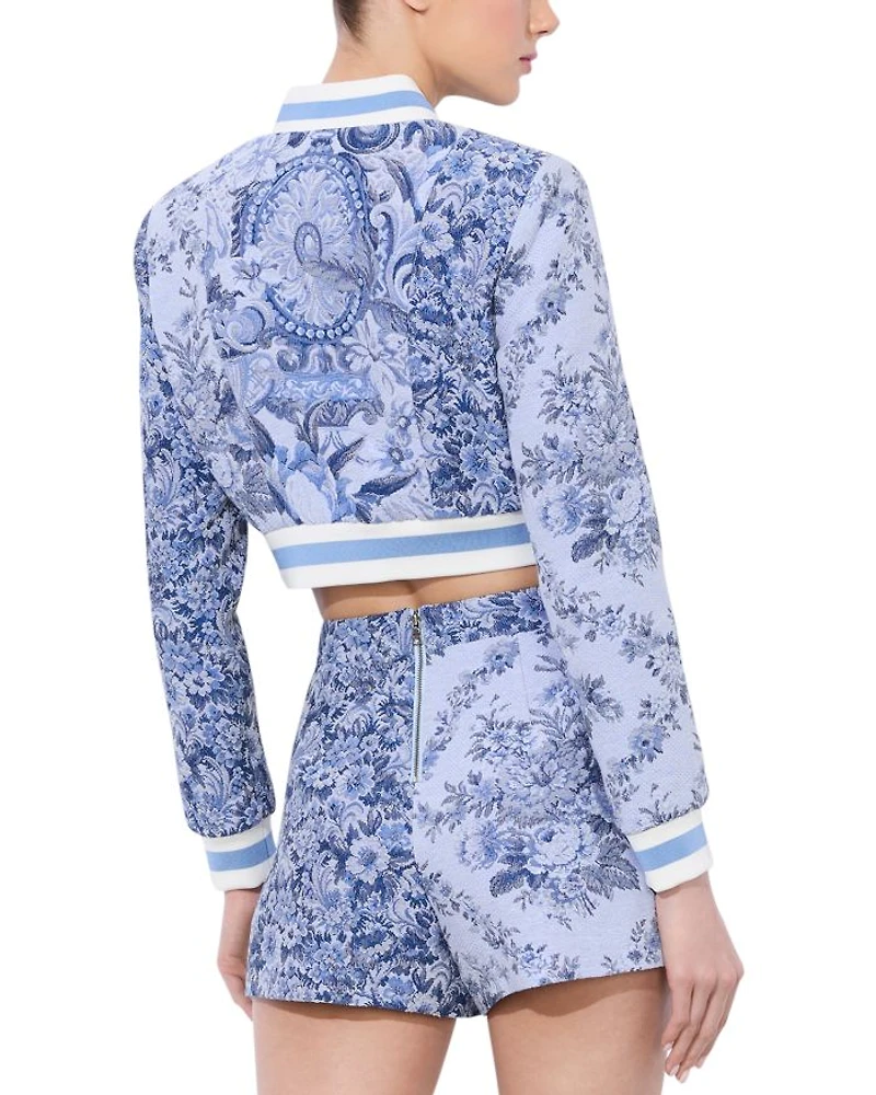 Barton Cropped Varsity Jacket