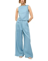 Boa Linen Top