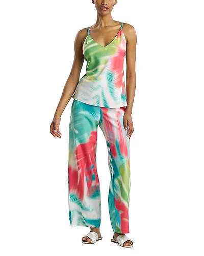 Natori Printed Cami Long Pajama Set
