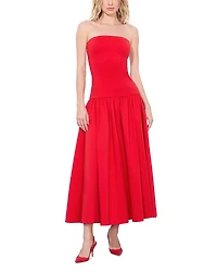 Alice and Olivia Oriana Strapless Drop Waist Dress