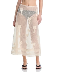 Johanna Ortiz Fair Winds Mesh Cover-Up Skirt