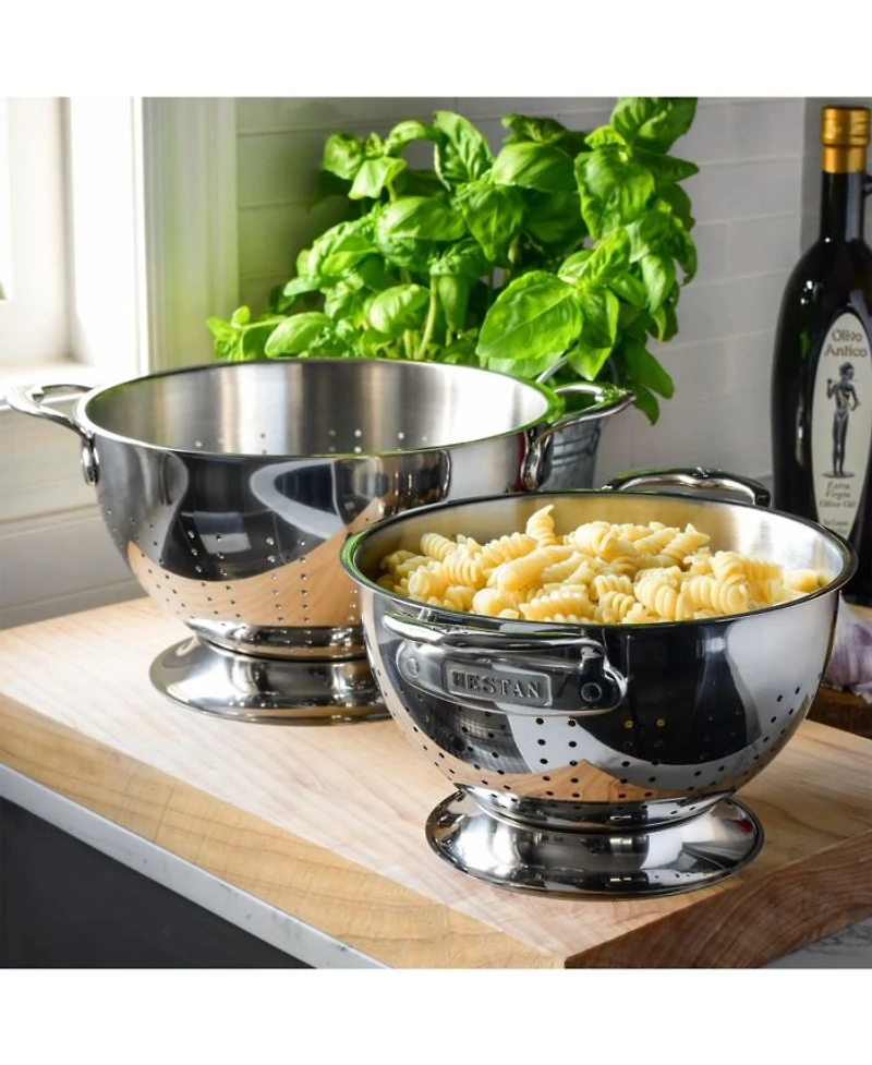 Provisions 2-Piece Stainless Steel Colander Set (3-Qt. & 5-Qt.)