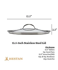 Provisions 12.5" Stainless Steel Lid