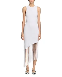 Fringed Crochet Maxi Dress