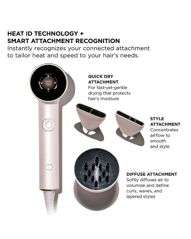 Aire IQ Intelligent Hair Dryer - Satin Blush