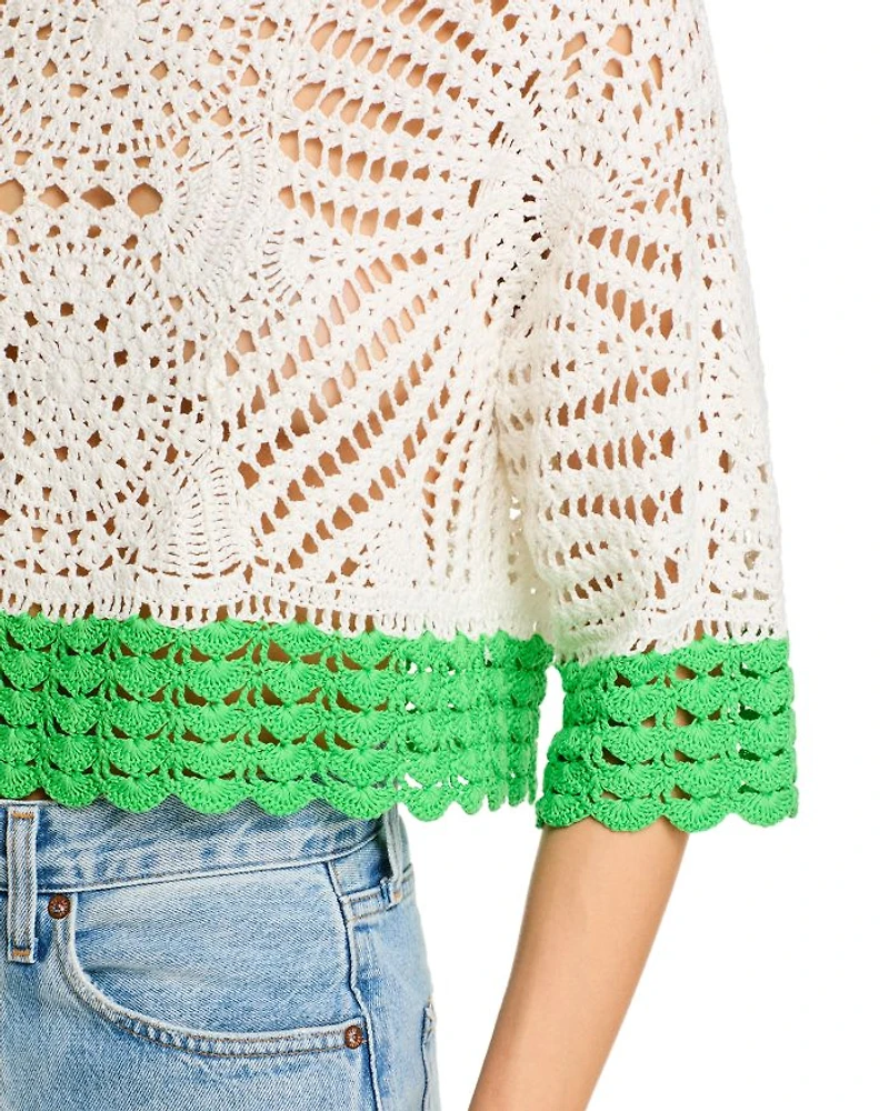 Kristina Crochet Top