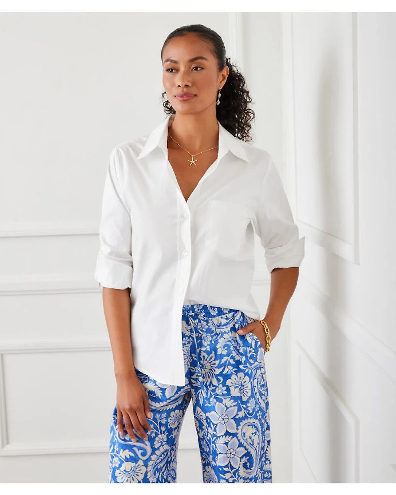 Ruched Sleeve Shirt