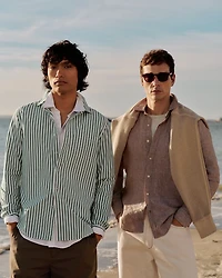 French Regular Fit Striped Shirt