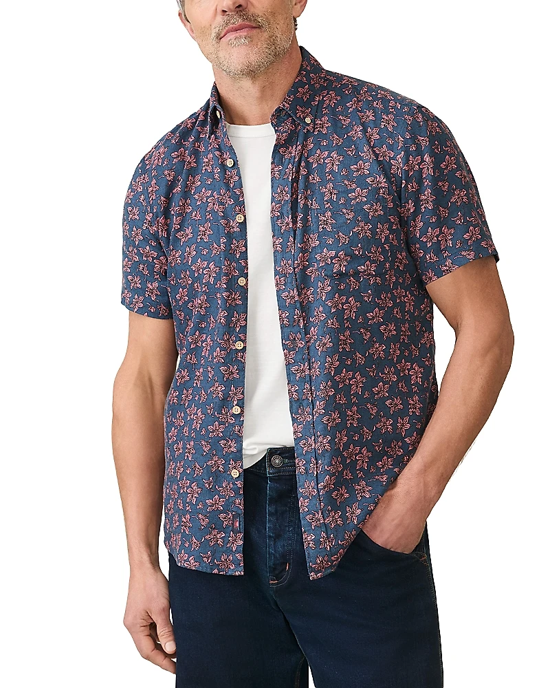 Faherty Short Sleeve Breeze Shirt