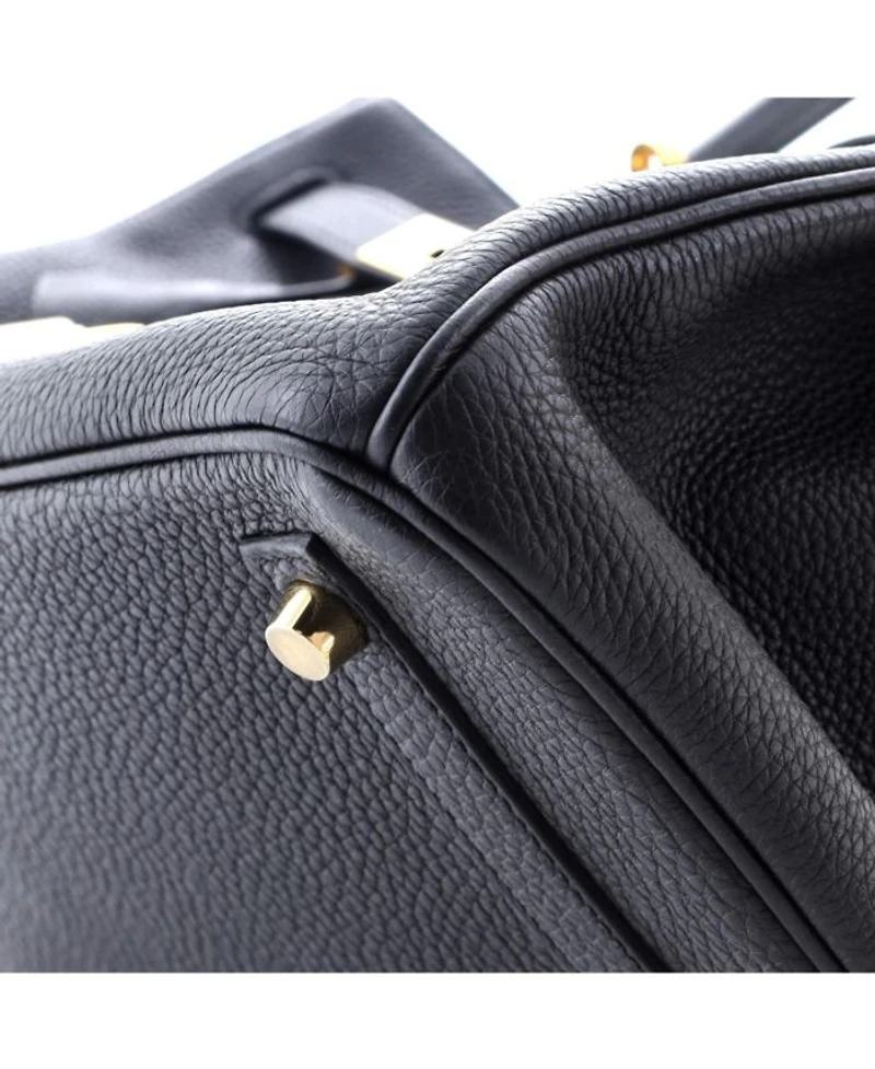 Birkin Handbag Black Togo with Gold Hardware