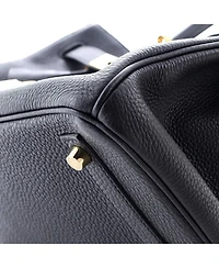 Birkin Handbag Black Togo with Gold Hardware