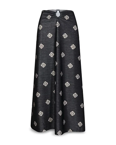 Shimmering Midi Cover Up Skirtx