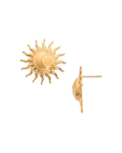 Aqua Shashi Sun Earrings - Exclusive