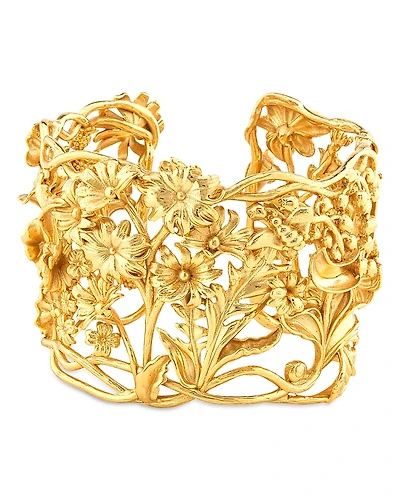 Capucine De Wulf Meadow Wildflower Cuff Bracelet