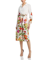 Juliana Sky Jardin Shirt Dress