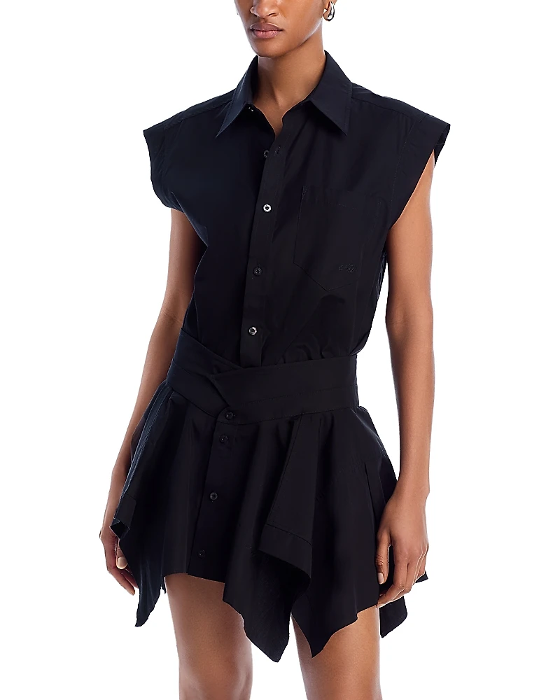 alexanderwang. t Cut Off Double Shirt Dress