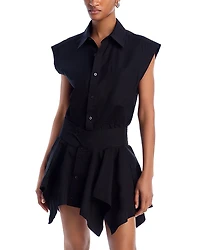 alexanderwang. t Cut Off Double Shirt Dress
