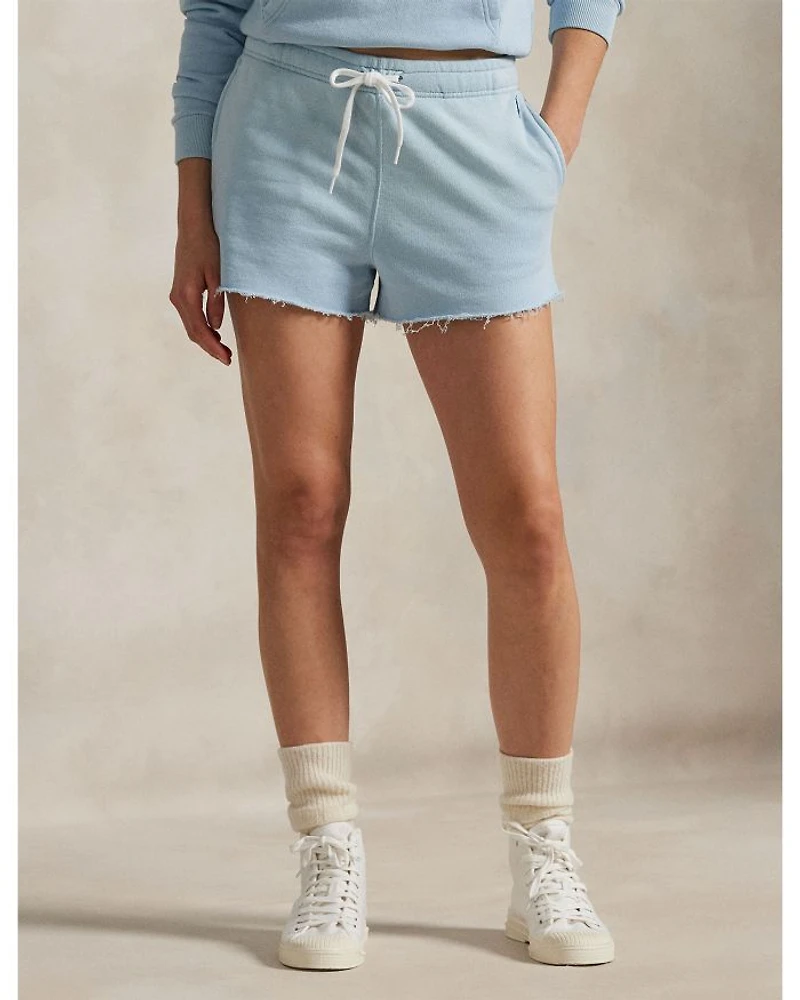 Lightweight Fleece Drawstring Shorts