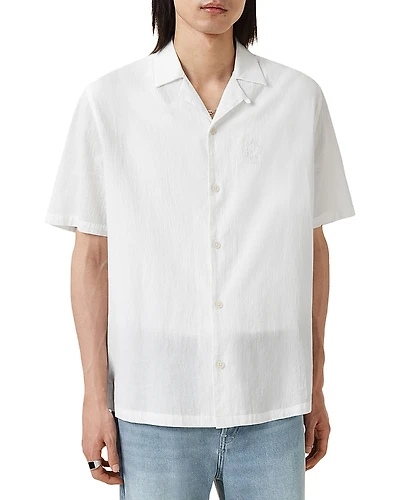 Allsaints Haven Relaxed Fit Camp Shirt