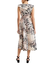 Trix Leopard Wrap Dress