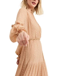 Priscillan Tiered Maxi Dress