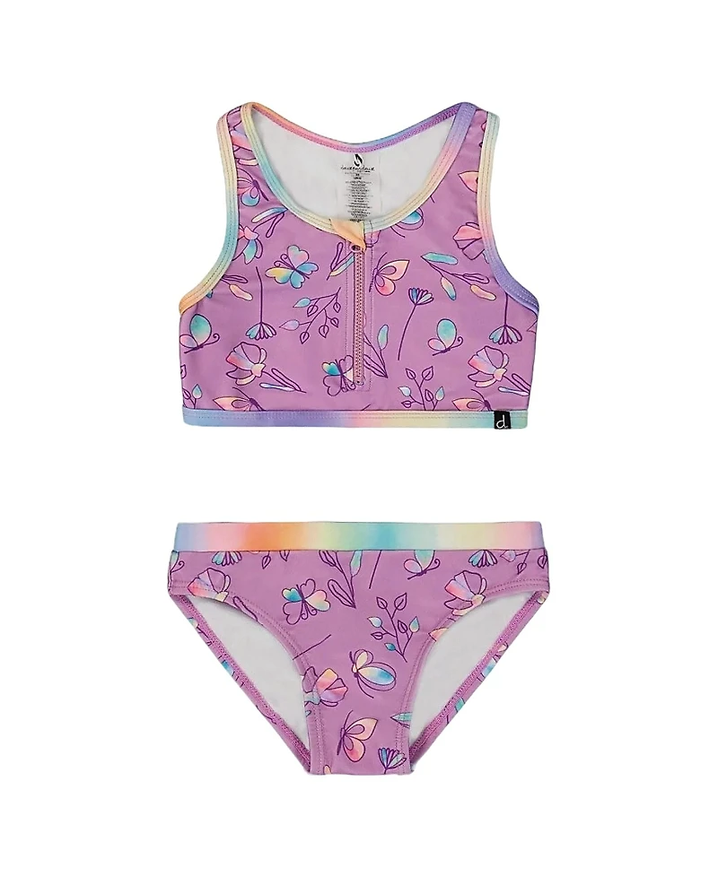 Deux par Girls' Printed Two-Piece Swimsuit - Little Kid