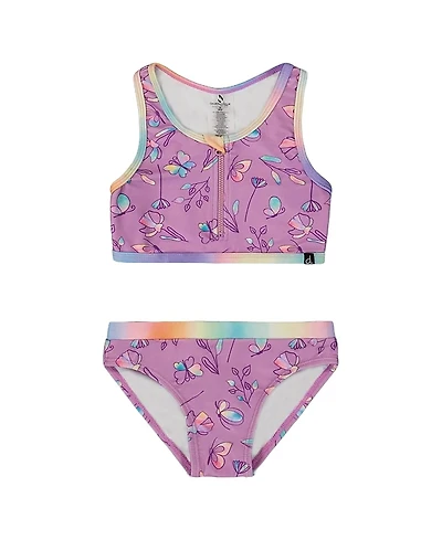 Deux par Girls' Printed Two-Piece Swimsuit - Little Kid