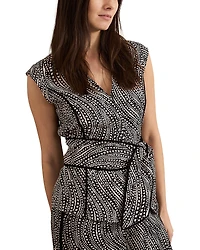 Phase Eight Mariana Chain Print Top