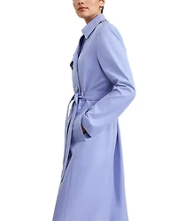 Cheryl Fitted Trench Button Up Jacket