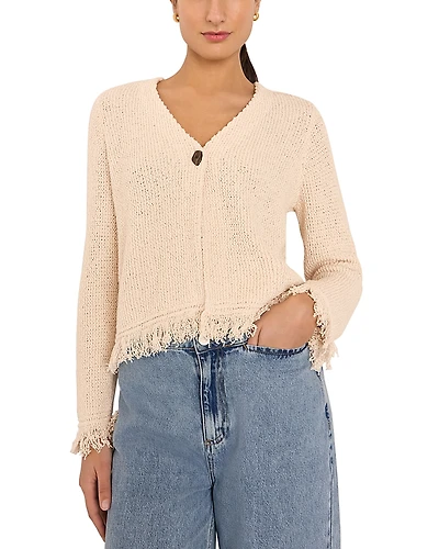 Whistles Fringe Detail Cardigan