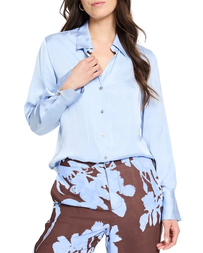 Glossy Crinkle Shirt