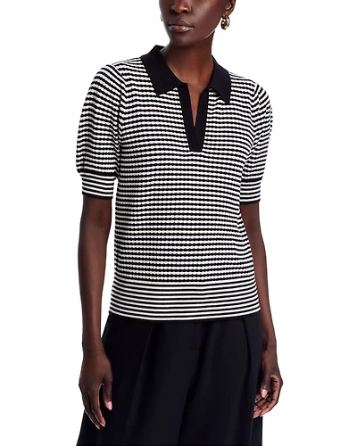 Blouson Elbow Sleeve Blouse