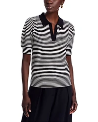 Blouson Elbow Sleeve Blouse