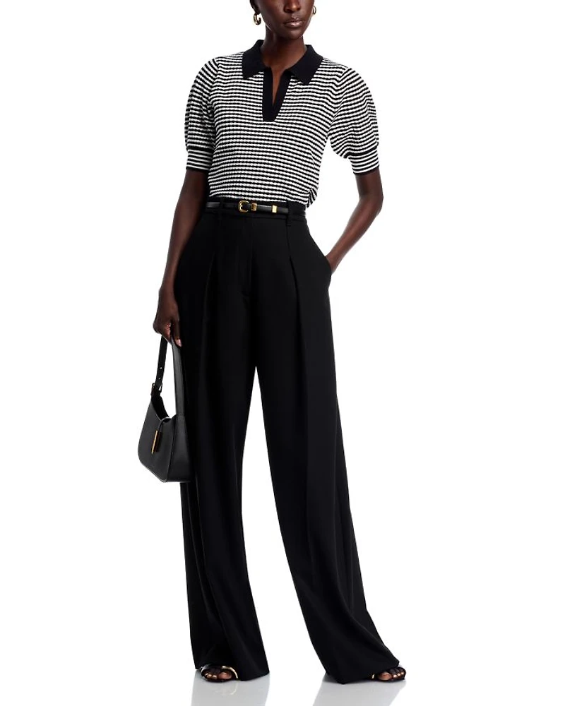 Blouson Elbow Sleeve Blouse