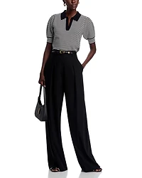 Blouson Elbow Sleeve Blouse