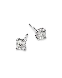 Diamond Certified Solitaire Studs 14K White Gold, 1.0 tcw, 1.50 and 2.0 tcw