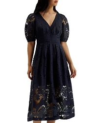 Ted Baker Agnel Lace Midi Dress